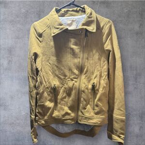CHASER Fleece Moto Jacket in Caper SIZE M NEW